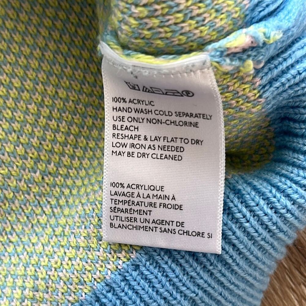 Urban Outfitters UO Groundbreaking Blue & Pink Floral Cardigan Small Relaxed - Picture 4 of 5